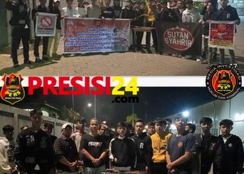 Subdit IV Polda Sumsel Bersama S2AREA Bagikan Takjil ke Sekaligus Deklarasi Stop Tawuran