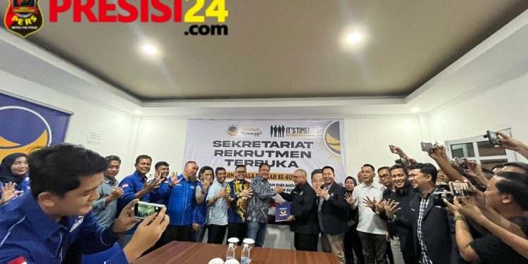 DPW Partai Nasdem Sumsel Terima Formulir Pendaftaran Cik Ujang