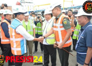 Danrem 044/Gapo Dampingi Mendag Lakukan Ekspose Temuan Hasil Pengawasan Post Border