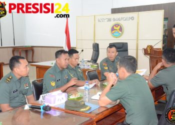 Korem 044 Gapo Menerima Kunjungan Dalproggar Itdam II Sriwijaya