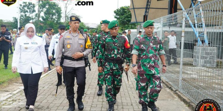 Kunker RI-1, Kogasgabpad Pam VVIP Gelar 4.800 Pasukan di Sumsel