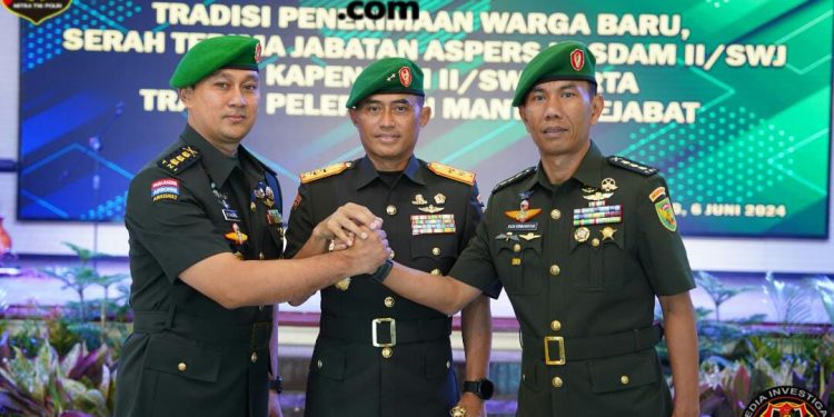 Kolonel Inf Drs. Paiman,Resmi Jabat Kapendam II Sriwijaya
