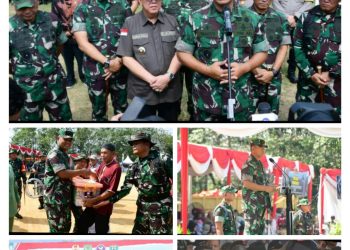 Secara Resmi Wakasad Tutup Kegiatan TMMD ke -120 Kodim 0404 ME