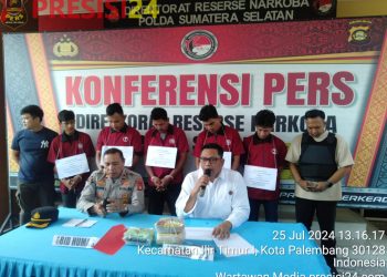 5 Kurir Membawa Sabu dari Aceh Via Lintas Barat Sumatera, Disergap di Lubuklinggau