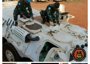 Profesionalisme Kerja Satgas Kizi TNI Konga, Jaga Kondisi Kendaraan Selalu Tetap Prima