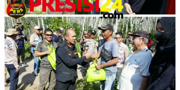 Pangdam II Sriwijaya dan Kapolda Sumsel serta Komunitas TLCI Off Road dan Berbagi Sembako