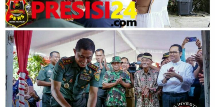 Pangdam II/Swj Ground Breaking Rehab 3.369 RTLH Serentak di 5 Provinsi Wilayah Kodam II/Swj