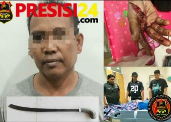 Brangking News, Oknum Kades Air Solok Batu,Bacok Korban Pakai Parang Hingga Luka