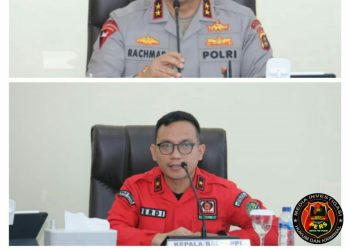 Upaya Mitigasi Karhutla, Kapolda Sumsel Gelar Rapat Bersama Jajaran Manggala Agni.