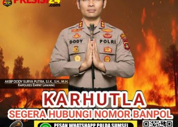 Kapolres Empat Lawang Menghimbau: Waspadai Tindakan Pembakaran Hutan