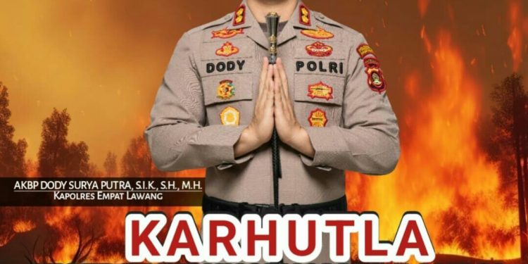 Kapolres Empat Lawang Menghimbau: Waspadai Tindakan Pembakaran Hutan