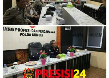 Kapolda Sumsel Memberikan Motivasi disiplin Atau Kode Etik Profesi Kepolisian Negara Republik Indonesia