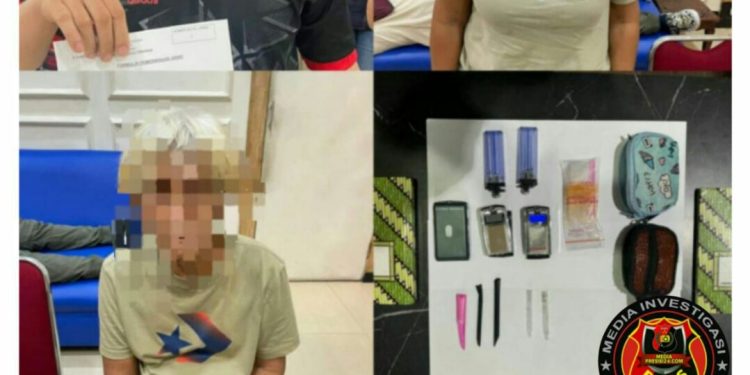 Tim Gabungan Polda Sumsel, Razia Narkoba di Tangga Buntung, Amankan 3 Orang, Sabu dan Alat Bong