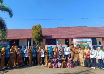 Launching Kegiatan Pekan Imunisasi Nasional Polio di SDN 01 Kecamatan Lintang Kanan