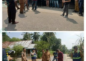 Pj. Bupati Empat Lawang dan DPUPR Gelar Titik Nol Pembangunan Jalan Hotmix di Paiker