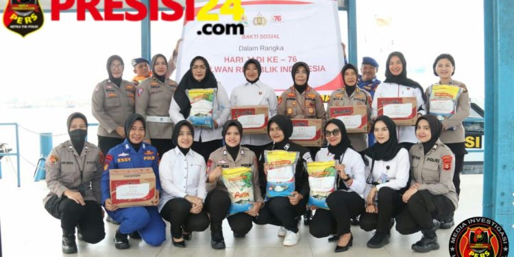 Polwan Polda Sumsel Sambut Hari Jadi Polwan RI ke-76 Dengan Baksos dan Anjangsana