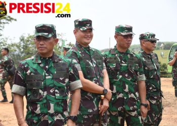 Danrem 044/Gapo Turut Tinjau Latmagab Super Garuda Shield