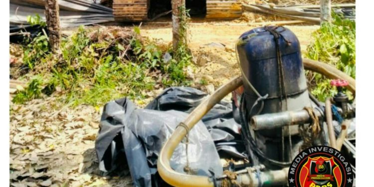 Sub Satgas Gakkum Ilegal Drilling dan Illegal Refinery Musi Banyuasin Langsung Bertindak, Tutup 93 Sumur.