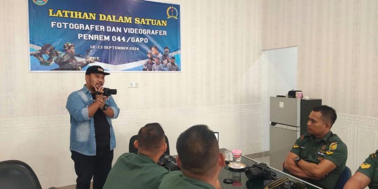 Tingkatkan Kemampuan, Penrem 044 Gapo Gelar LDS Fotografer dan Videografer