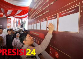 Pembacaan Dan Penandatangan Naskah Deklarasi Kampanye Damai Pemilihan Tahun 2024
