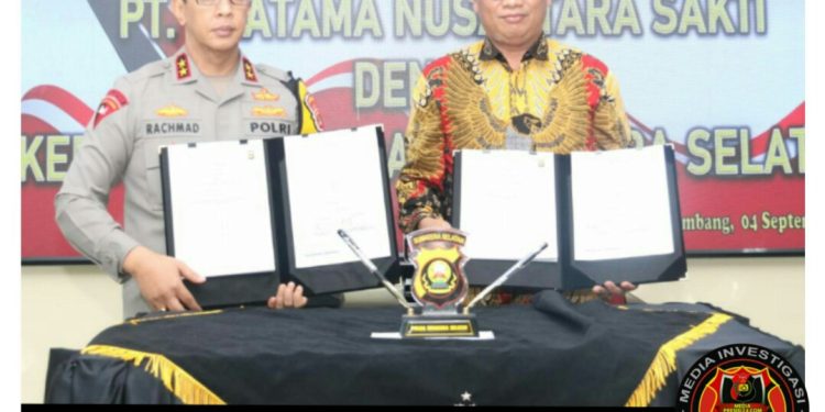 Kapolda Sumsel Menerima Audiensi Direktur PT Pratama Nusantara Sakti