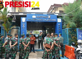 Sinergitas TNI Polri, Polrestabes Palembang Beri Layanan SIM Gratis Prajurit dan Keluarga pada HUT TNI