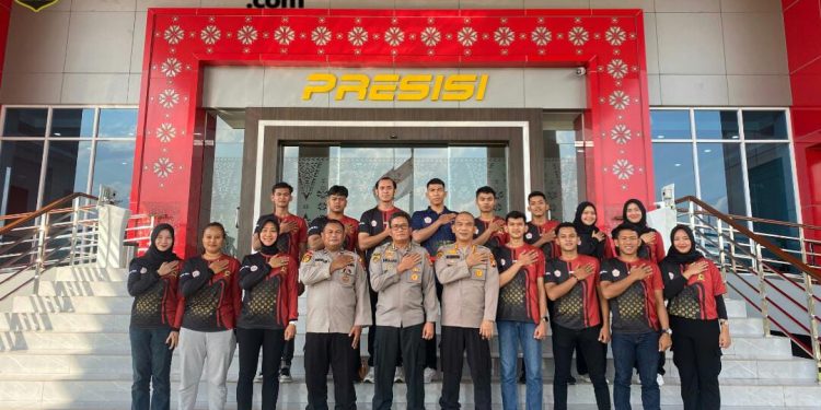 Polda Sumsel Melepas Tim Atlet Pencak Silat Sebanyak 14 orang