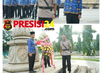 Polda Sumatera selatan Melaksanakan Kegiatan Upacara,Serta Ziarah Kemakam Pahlawan