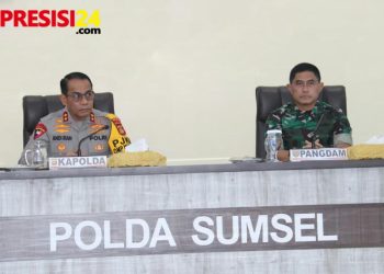 Arahan Kapolri,Kapolda SUMSEL dan Pangdam ll Sriwijaya Persiapan Pilkada Serentak 2024