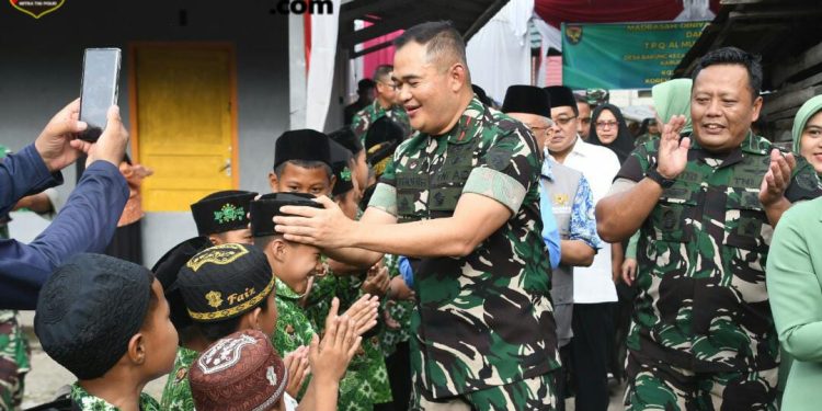 Resmikan Madrasah di Ogan Ilir, Danrem 044/Gapo : Dulu Saya Tidak Pakai Sepatu