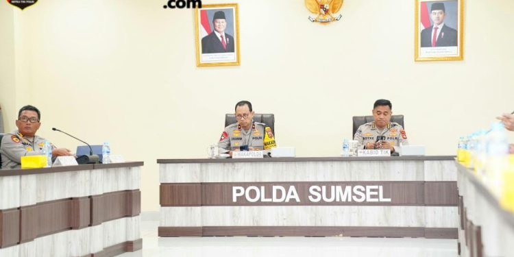 Polda Sumsel Zoom Meeting Forum Belajar Bersama , Pengelolaan Stress Anggota