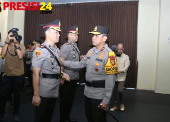Kapolda Pimpin Sertijab Pejabat Utama Polda Sumsel dan Kapolres Empat Lawang