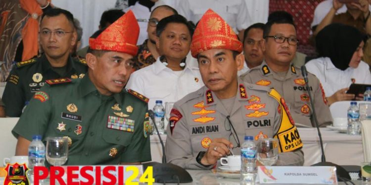 Kapolda Sumsel Menghadiri Rakor Swasembada Serta Akan Diagendakan Akan Launching Penanaman Jagung 1 Juta Hektar