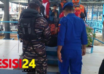 Hilang 3 hari di Sungai Musi, Akhirnya Binpotmar 1 Ilir Lanal Palembang Evakuasi Mayat Tenggelam