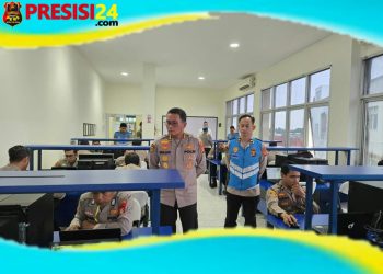 Ratusan Personil Polda Sumsel ikuti kegiatan CAT TPK Seleksi SIP Angkatan ke-54 T,A 2025