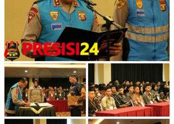 Polda Sumsel gelar penandatanganan pakta integritas rekrutmen Polri 2025