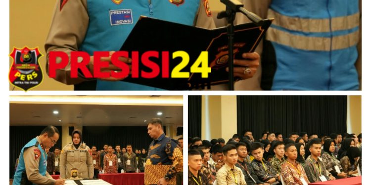 Polda Sumsel gelar penandatanganan pakta integritas rekrutmen Polri 2025