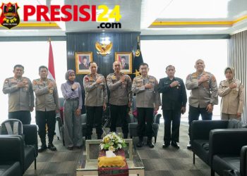 Tim Pusat Penelitian dan Pengembangan Polri Menggelar Penelitian Keamanan Gudang Senjata di Polda Sumsel,