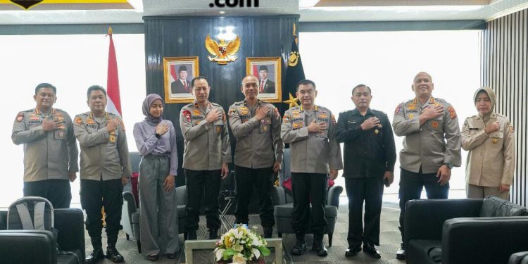 Tim Pusat Penelitian dan Pengembangan Polri Menggelar Penelitian Keamanan Gudang Senjata di Polda Sumsel,