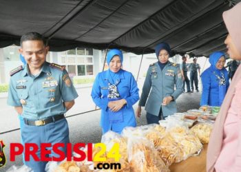 Lanal Palembang Berpartisipasi Aktif dalam Bazar Ramadan 1446H TNI Tahun 2025