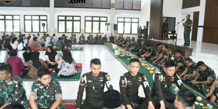 Keluarga Besar Korem 044 Gapo, Menguatkan Ikatan Silaturahmi Kebersamaan,