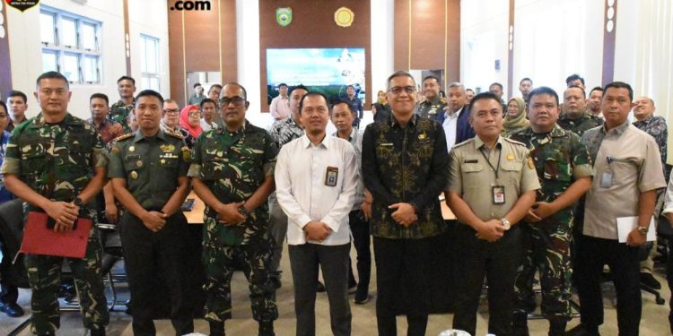 Komandan KOREM 044 Garuda Hadiri Rapat Entry Meeting BPK 