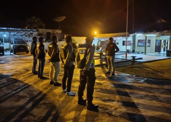 Jaga Kamtibmas Personil Polsek Belitang III Lakukan Patroli antisipasi tindak kejahatan