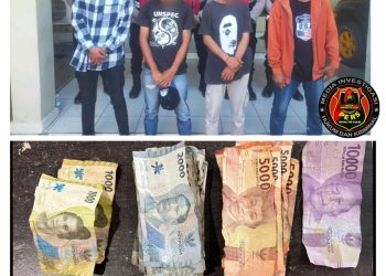 Polda Sumsel Amankan Empat Terduga Pelaku Pungli di Pasar 16 Palembang