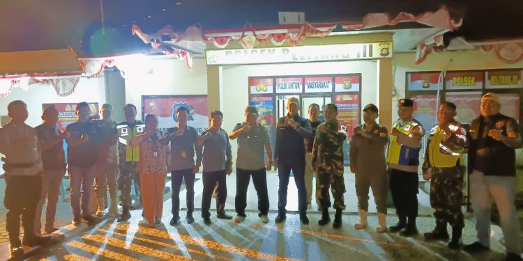 Forkompincam Bersama Polsek Belga Kompak Gelar Razia