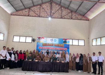 POLSEK BELITANG III HADIRI SOSIALISASI PROGRAM MAKAN BERGIZI GRATIS DI WILAYAH BELITANG III