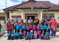 Kunjungan Siswa – siswi TK (Taman Kanak-kanak) Negeri desa Nusa Tunggal Kec. Belitang III di Napolsek Belitang III