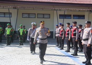 Polres Lampung Selatan Gelar Apel Pasukan Operasi Zebra Krakatau 2025