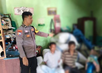 Mobil Terekam CCTV, Polsek Katibung Tangkap Pencuri Padi