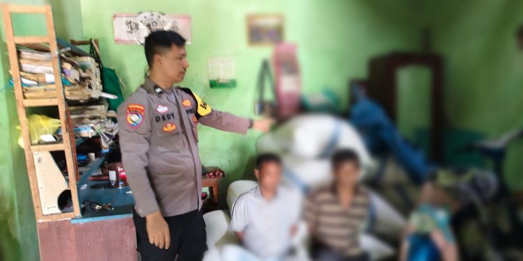 Mobil Terekam CCTV, Polsek Katibung Tangkap Pencuri Padi